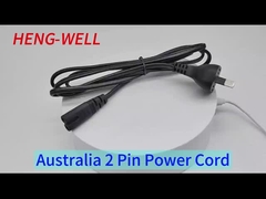 SAA AU Power Cord استرالیا 2 پین پلاگ کابل تمدید 7.5A 250V