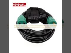 Heavy-Duty 30A 125V SJTW Generator Extension Cord NEMA L5-30P to L5-30R IP44 Waterproof for Outdoor Use