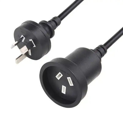سفارشی Aus کابل برق استرالیایی استاندارد 10A 250V پلاگ SAA 3 پین سیم لپ تاپ