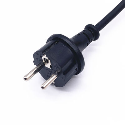 16A 250V کابل برق اتحادیه اروپا رنگ سفارشی 3 پین پلاگین کابل ENEC