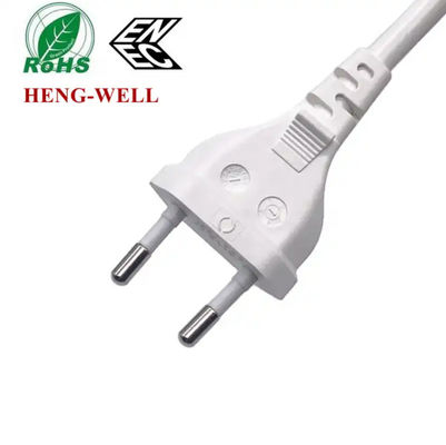 IEC C7 EU Ac Power Cord، 2.5A 250V 2 Pin ENEC VDE کابل برق خانگی EU پلگ