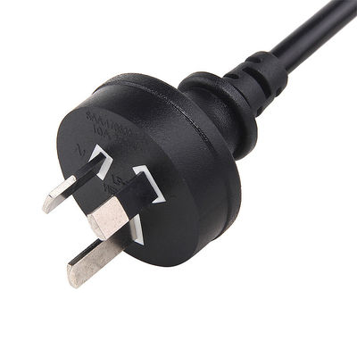 لوازم خانگی کابل برق AU SAA پلاگ C13 10A 250V کابل برق 3 پین