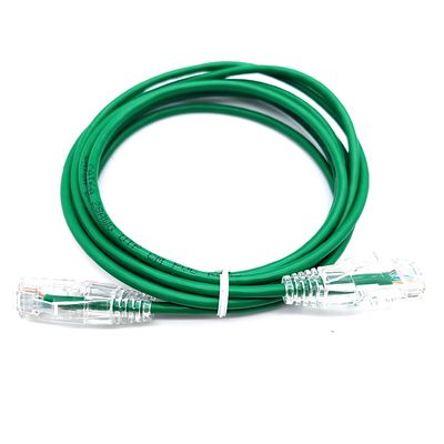 آبپاش Cat6A UTP 4PR RJ45 کنتاکتور 28AWG سیم پیچ با ژاکت PVC اعمال می شود به شبکه LAN