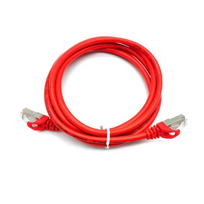 آبپاش Cat6A RJ45 سیم پیچ کابل سفارشی طول PVC جاکت برای اتصال شبکه LAN و برنامه های کاربردی