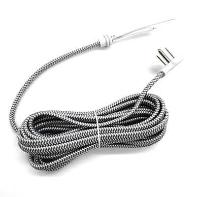 125V 10A PVC Jacket USA 3 Pin Power Cable 100% Pure Cooper با گواهی UL